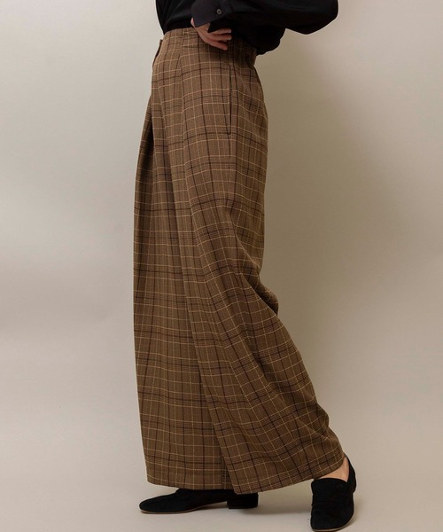 Johnbull（ジョンブル）の「【WAISTRICK BY JOHNBULL】フロントテープパンツ（その他パンツ・レディース・ベージュ/ブラウン・SMALL/MEDIUM/LARGE）」の5枚目の写真