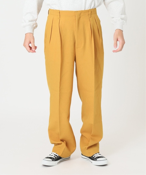 JOURNAL STANDARD(ジャーナルスタンダード)の「カラーポリエステル 2タック パンツ(スラックス・メンズ・パープル/マスタード/グリーン/ブラック系その他/ベージュ・MEDIUM/LARGE)」の21枚目の写真