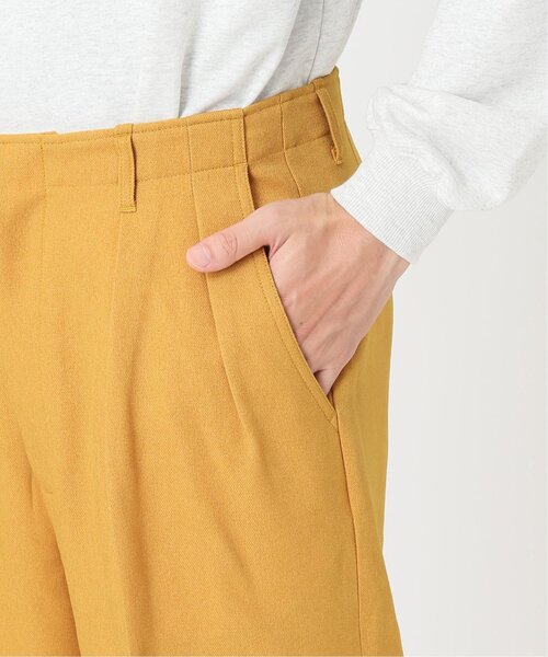 JOURNAL STANDARD(ジャーナルスタンダード)の「カラーポリエステル 2タック パンツ(スラックス・メンズ・パープル/マスタード/グリーン/ブラック系その他/ベージュ・MEDIUM/LARGE)」の15枚目の写真