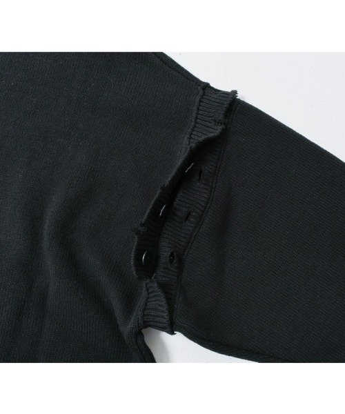 A‘gem 9(エージェムナイン)の「『A'GEM/9 / エージェムナイン』3WAY ブラインドステッチ ニットカーディガン(カーディガン/ボレロ・メンズ・ホワイト/ブラック/ベージュ/グリーン・FREE)」の9枚目の写真