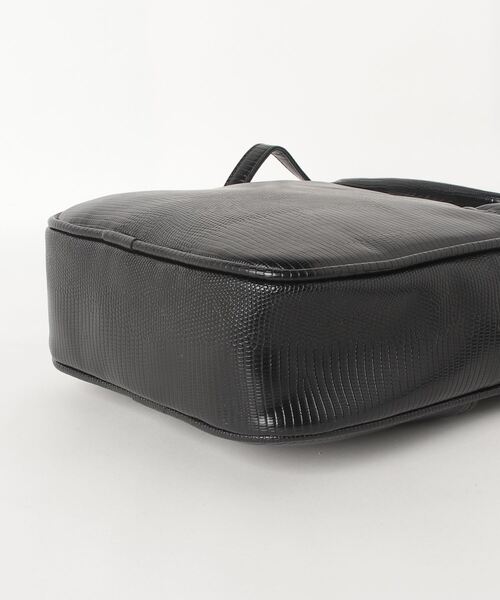 E.TOKYO（イートーキョー）の「E.TOKYO /リザード型押し スクエアミニボストンバッグ (331971)（ボストンバッグ・レディース・ブラック/ベージュ/ブラウン/グリーン・FREE）」の9枚目の写真