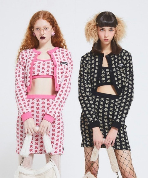 CRANK（クランク）の「【CRANK/クランク】FLOWER KNIT CARDIGAN