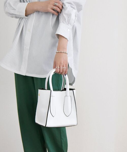 MARCO BIANCHINI(マルコビアンチーニ)の「MARCO BIANCHINI: 2WAY スクエア デザイン ショルダーバッグ◇(ショルダーバッグ・レディース・ホワイト/ベージュ/ピンク・ONE SIZE)」の18枚目の写真