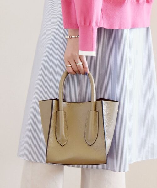 MARCO BIANCHINI(マルコビアンチーニ)の「MARCO BIANCHINI: 2WAY スクエア デザイン ショルダーバッグ◇(ショルダーバッグ・レディース・ホワイト/ベージュ/ピンク・ONE SIZE)」の6枚目の写真