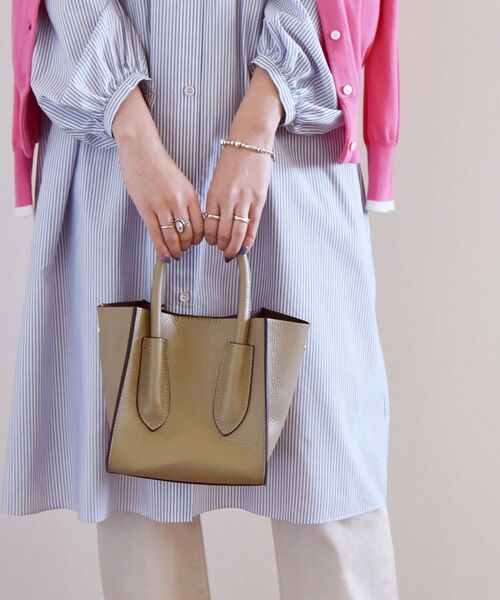 MARCO BIANCHINI(マルコビアンチーニ)の「MARCO BIANCHINI: 2WAY スクエア デザイン ショルダーバッグ◇(ショルダーバッグ・レディース・ホワイト/ベージュ/ピンク・ONE SIZE)」の7枚目の写真