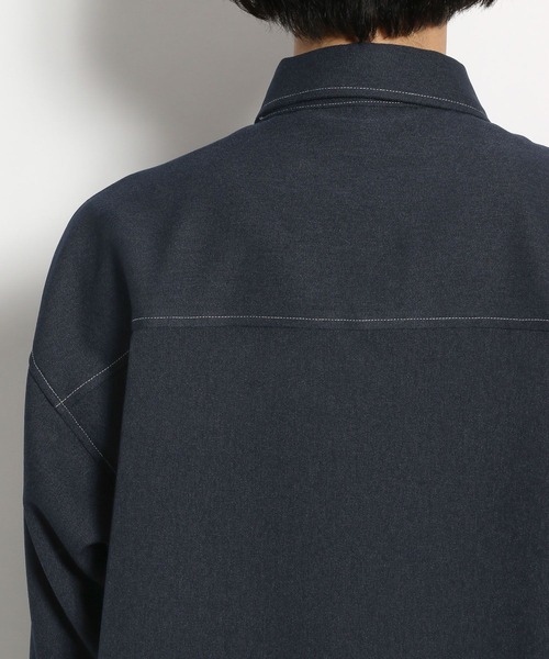 niko and...（ニコアンド）の「ウーリッシュカルゼシャツ（シャツ/ブラウス・メンズ・ダークブラウン/スモーク/オレンジ/ネイビー・LARGE/MEDIUM）」の22枚目の写真