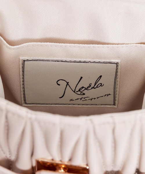 NOELA（ノエラ）の「キルティングフラップバッグ（ハンドバッグ・レディース・ブラウン/ベージュ/オフホワイト・フリー）」の13枚目の写真