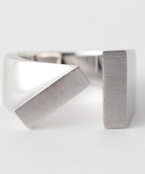 TOM WOOD（トムウッド）の「＜TOMWOOD(トムウッド)＞ TILT RING/リング
