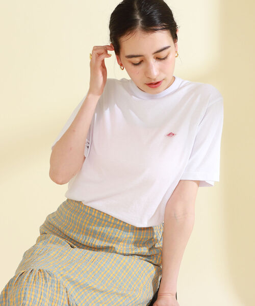 Ray BEAMS（レイビームス）の「DANTON / クルーネック Tシャツ（Tシャツ/カットソー・レディース・ホワイト/ブラック/その他/その他1/その他2・36）」の6枚目の写真