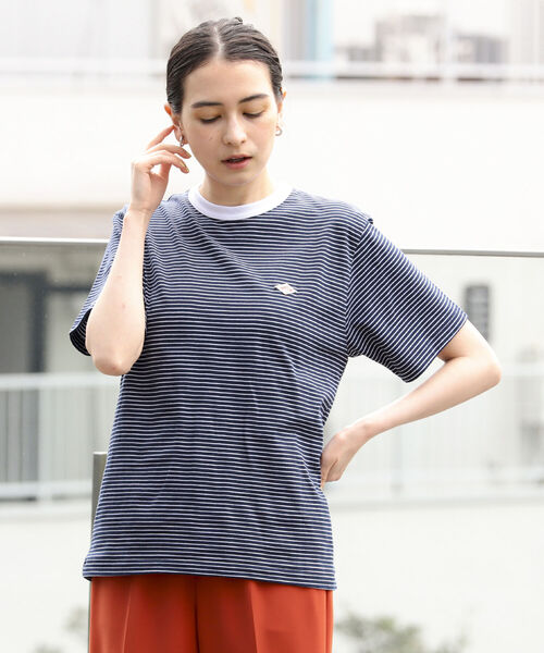 Ray BEAMS（レイビームス）の「DANTON / クルーネック Tシャツ（Tシャツ/カットソー・レディース・ホワイト/ブラック/その他/その他1/その他2・36）」の16枚目の写真