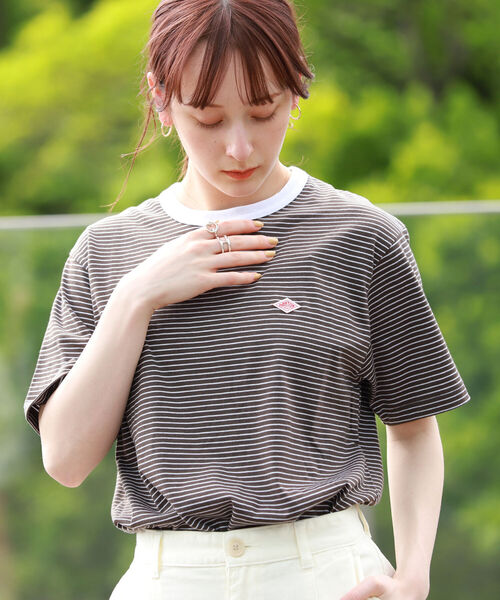 Ray BEAMS（レイビームス）の「DANTON / クルーネック Tシャツ（Tシャツ/カットソー・レディース・ホワイト/ブラック/その他/その他1/その他2・36）」の19枚目の写真