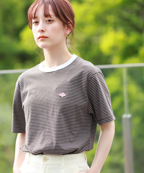 Ray BEAMS（レイビームス）の「DANTON / クルーネック Tシャツ（Tシャツ/カットソー・レディース・ホワイト/ブラック/その他/その他1/その他2・36）」の5枚目の写真