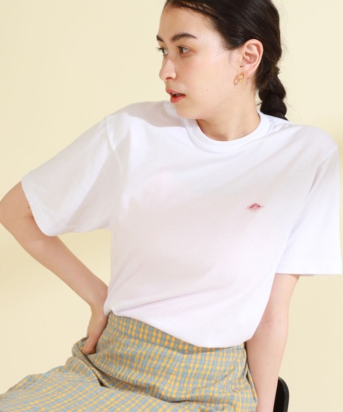 Ray BEAMS（レイビームス）の「DANTON / クルーネック Tシャツ（Tシャツ/カットソー・レディース・ホワイト/ブラック/その他/その他1/その他2・36）」の2枚目の写真