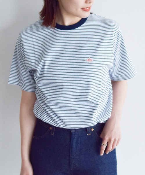 Ray BEAMS（レイビームス）の「DANTON / クルーネック Tシャツ（Tシャツ/カットソー・レディース・ホワイト/ブラック/その他/その他1/その他2・36）」の4枚目の写真