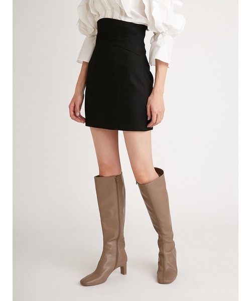 SNIDEL（スナイデル）の「デニムミニスカート（デニムスカート・レディース・ブラック/ブルー/インディゴブルー・0/1/2）」の6枚目の写真