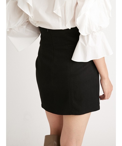 SNIDEL（スナイデル）の「デニムミニスカート（デニムスカート・レディース・ブラック/ブルー/インディゴブルー・0/1/2）」の8枚目の写真