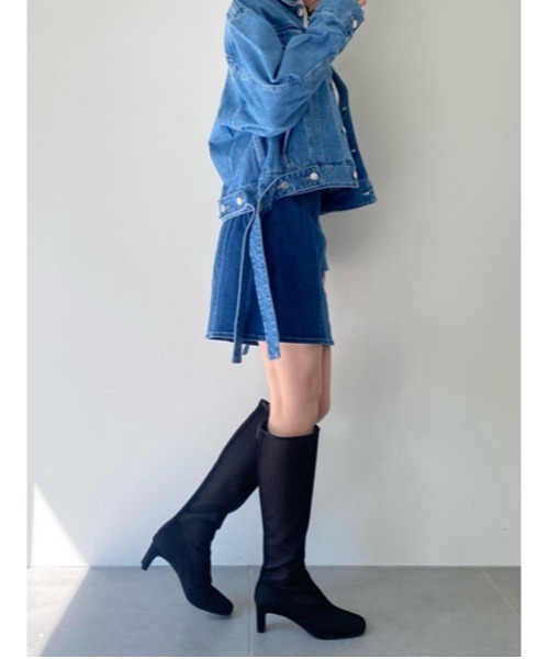 SNIDEL（スナイデル）の「デニムミニスカート（デニムスカート・レディース・ブラック/ブルー/インディゴブルー・0/1/2）」の22枚目の写真