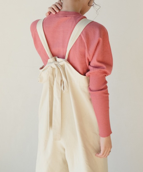 Kastane(カスタネ)の「ロングリブクルーニット(ニット/セーター・レディース・オフホワイト/ピンク/ライトベージュ・FREE)」の19枚目の写真