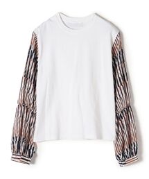 SHIPS | 【SHIPS別注】MAISON No.8：〈手洗い可能〉ギャザースリーブプルオーバー(Tシャツ/カットソー)