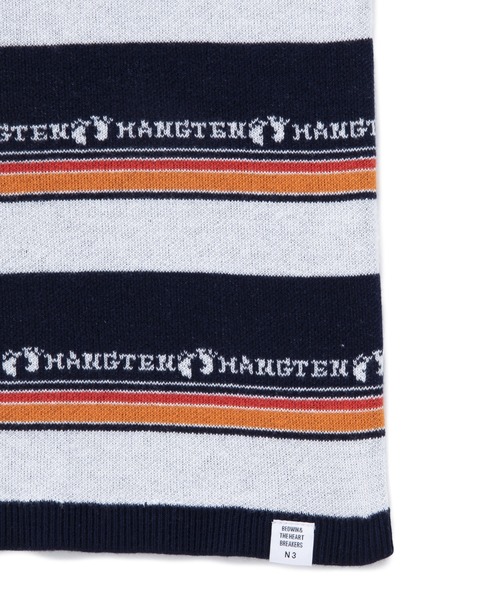 BEDWIN & THE HEARTBREAKERS（ベドウィン アンド ザ ハートブレイカーズ）の「HANG TEN Ex.S/S BORDER SWEATER "LEIF"（ニット/セーター・メンズ・ネイビー/ベージュ・X-LARGE/MEDIUM/LARGE）」の8枚目の写真