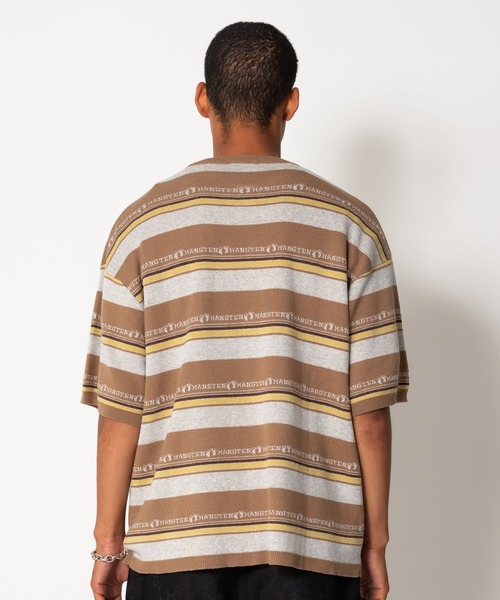 BEDWIN & THE HEARTBREAKERS（ベドウィン アンド ザ ハートブレイカーズ）の「HANG TEN Ex.S/S BORDER SWEATER "LEIF"（ニット/セーター・メンズ・ネイビー/ベージュ・X-LARGE/MEDIUM/LARGE）」の9枚目の写真