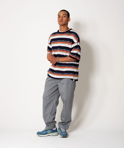 BEDWIN & THE HEARTBREAKERS（ベドウィン アンド ザ ハートブレイカーズ）の「HANG TEN Ex.S/S BORDER SWEATER "LEIF"（ニット/セーター・メンズ・ネイビー/ベージュ・X-LARGE/MEDIUM/LARGE）」の12枚目の写真