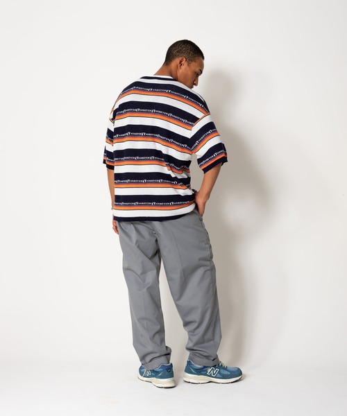 BEDWIN & THE HEARTBREAKERS（ベドウィン アンド ザ ハートブレイカーズ）の「HANG TEN Ex.S/S BORDER SWEATER "LEIF"（ニット/セーター・メンズ・ネイビー/ベージュ・X-LARGE/MEDIUM/LARGE）」の14枚目の写真