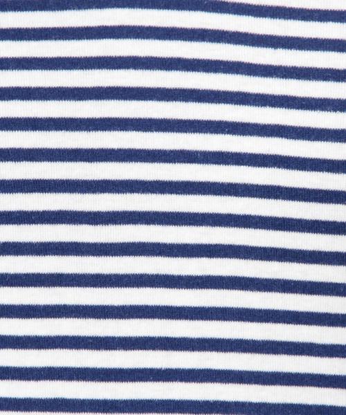 BEAUTY&YOUTH UNITED ARROWS(ビューティーアンドユースユナイテッドアローズ)の「BY フライス ボーダー Vネック ロングスリーブ カットソー◆(Tシャツ/カットソー・メンズ・ブラック/グレー/ロイヤルブルー・SMALL/MEDIUM/LARGE/X-LARGE)」の9枚目の写真