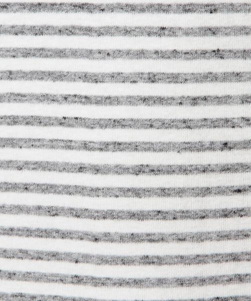 BEAUTY&YOUTH UNITED ARROWS(ビューティーアンドユースユナイテッドアローズ)の「BY フライス ボーダー Vネック ロングスリーブ カットソー◆(Tシャツ/カットソー・メンズ・ブラック/グレー/ロイヤルブルー・SMALL/MEDIUM/LARGE/X-LARGE)」の5枚目の写真