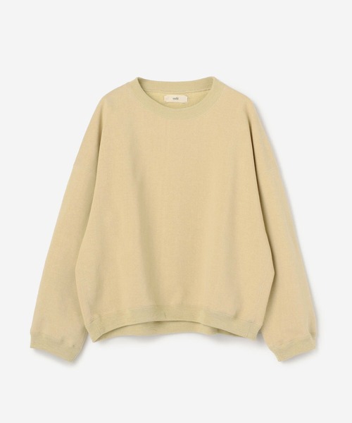 UNFIL（アンフィル）の「unfil | コットンペーパーテリースウェット WOMEN（スウェット・レディース・ベージュ/パープル・0）」の17枚目の写真