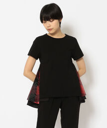 ADDICT NOIR | 【別注】ADDICT NOIR/アディクト ノアー/Frill Tops/BLK(Tシャツ/カットソー)
