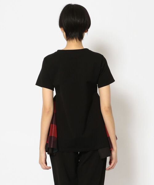 ADDICT NOIR（アディクトノアー）の「【別注】ADDICT NOIR/アディクト ノアー/Frill Tops/BLK（Tシャツ/カットソー・レディース・ブラック・FREE）」の3枚目の写真