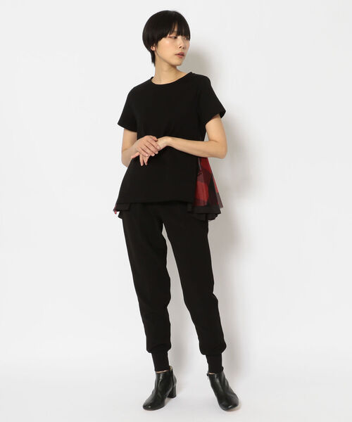 ADDICT NOIR（アディクトノアー）の「【別注】ADDICT NOIR/アディクト ノアー/Frill Tops/BLK（Tシャツ/カットソー・レディース・ブラック・FREE）」の8枚目の写真
