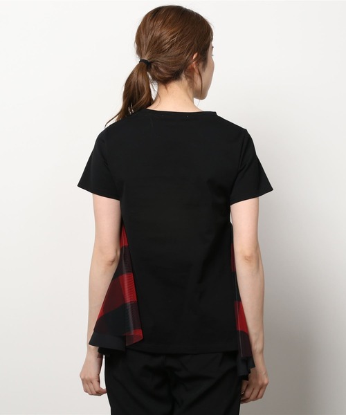 ADDICT NOIR（アディクトノアー）の「【別注】ADDICT NOIR/アディクト ノアー/Frill Tops/BLK（Tシャツ/カットソー・レディース・ブラック・FREE）」の11枚目の写真