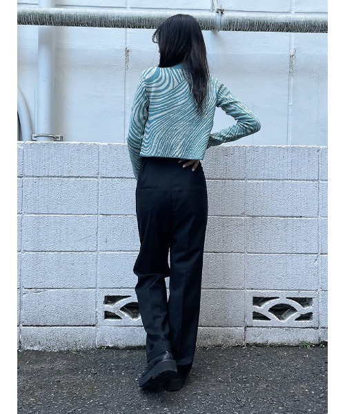 ENVYM（アンビー）の「ウェーブニットアンサンブル（ニット/セーター・レディース・グレー/ブルー/ブラック・FREE）」の8枚目の写真