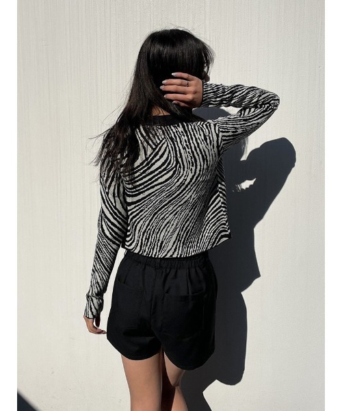 ENVYM（アンビー）の「ウェーブニットアンサンブル（ニット/セーター・レディース・グレー/ブルー/ブラック・FREE）」の11枚目の写真