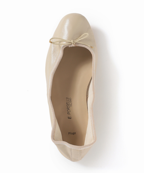 plage（プラージュ）の「【PORSELLI/ポルセリ】SP NORMAL VAMPバレエシューズ（ベージュ）◆（バレエシューズ・レディース・ベージュ・35/36/37/38/39/40）」の16枚目の写真