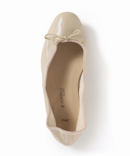 plage（プラージュ）の「【PORSELLI/ポルセリ】SP NORMAL VAMPバレエシューズ（ベージュ）◆（バレエシューズ・レディース・ベージュ・35/36/37/38/39/40）」の6枚目の写真