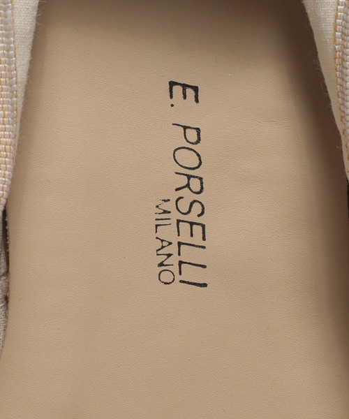 plage（プラージュ）の「【PORSELLI/ポルセリ】SP NORMAL VAMPバレエシューズ（ベージュ）◆（バレエシューズ・レディース・ベージュ・35/36/37/38/39/40）」の8枚目の写真