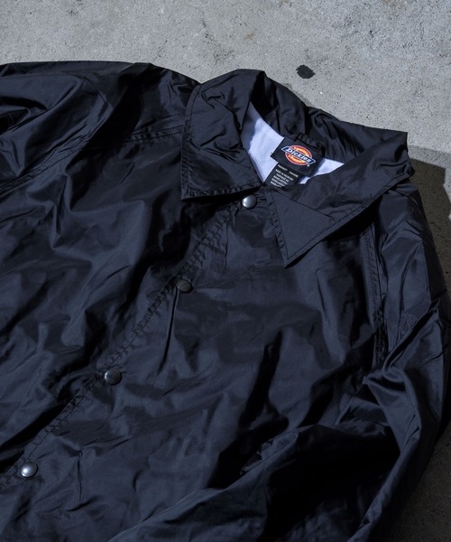 Dickies(ディッキーズ)の「【Dickies(ディッキーズ)】 SNAP FLONT NYLON JACKET(ナイロンジャケット・メンズ・ブラック/ネイビー・M/L/XL)」の9枚目の写真