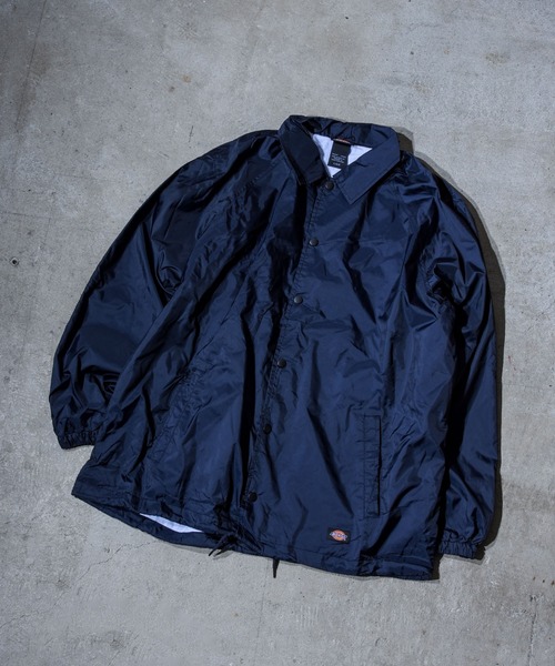 Dickies(ディッキーズ)の「【Dickies(ディッキーズ)】 SNAP FLONT NYLON JACKET(ナイロンジャケット・メンズ・ブラック/ネイビー・M/L/XL)」の15枚目の写真