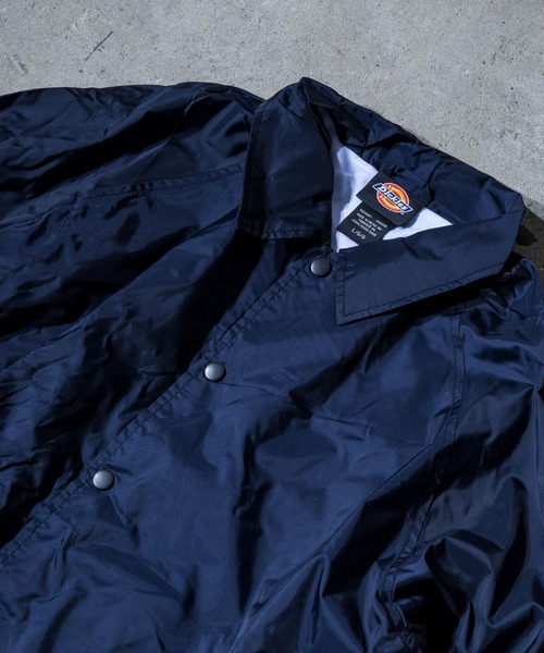 Dickies(ディッキーズ)の「【Dickies(ディッキーズ)】 SNAP FLONT NYLON JACKET(ナイロンジャケット・メンズ・ブラック/ネイビー・M/L/XL)」の13枚目の写真