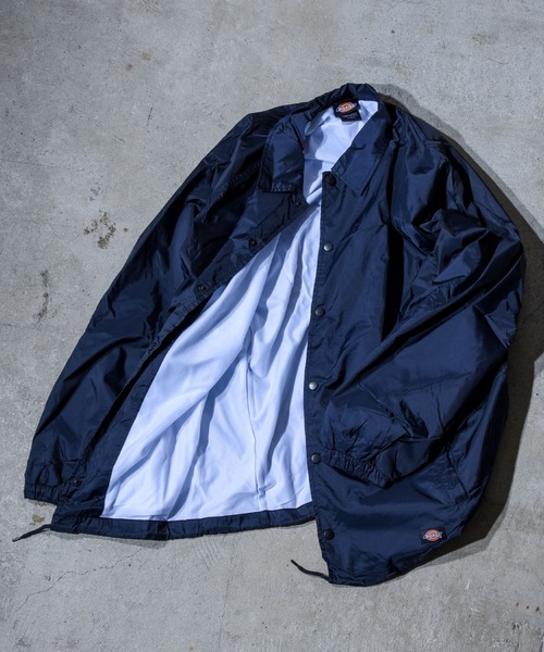 Dickies(ディッキーズ)の「【Dickies(ディッキーズ)】 SNAP FLONT NYLON JACKET(ナイロンジャケット・メンズ・ブラック/ネイビー・M/L/XL)」の17枚目の写真