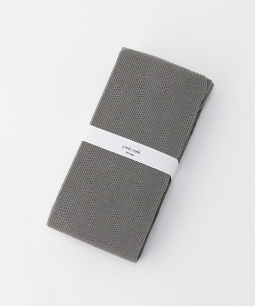 SLOBE IENA（スローブイエナ）の「【piedi nudi / ピエディヌーディー】LONG RIB レギンス（レギンス/スパッツ・レディース・ライトグレー/ブラック/ベージュ・FREE）」の8枚目の写真