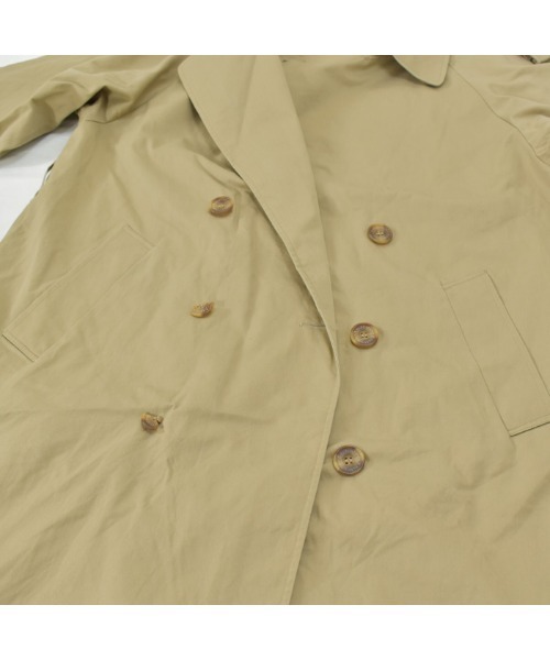 Aquascutum(アクアスキュータム)の「【ヴィンテージ古着】Aquascutum/アクアスキュータム 裏地クラブチェック トレンチコート(トレンチコート・メンズ・ベージュ・X-LARGE)」の9枚目の写真