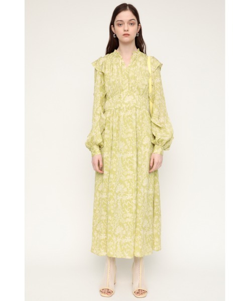 SLY（スライ）の「GEORGETTE FRILL ONEPIECE フリル ワンピース