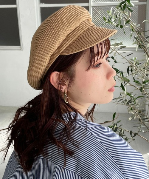 DISCOAT（ディスコート）の「ウォッシャブルキャスケット（キャスケット・レディース・ブラック/ベージュ/ブラウン・FREE）」の3枚目の写真