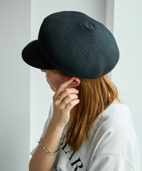 DISCOAT（ディスコート）の「ウォッシャブルキャスケット（キャスケット・レディース・ブラック/ベージュ/ブラウン・FREE）」の20枚目の写真