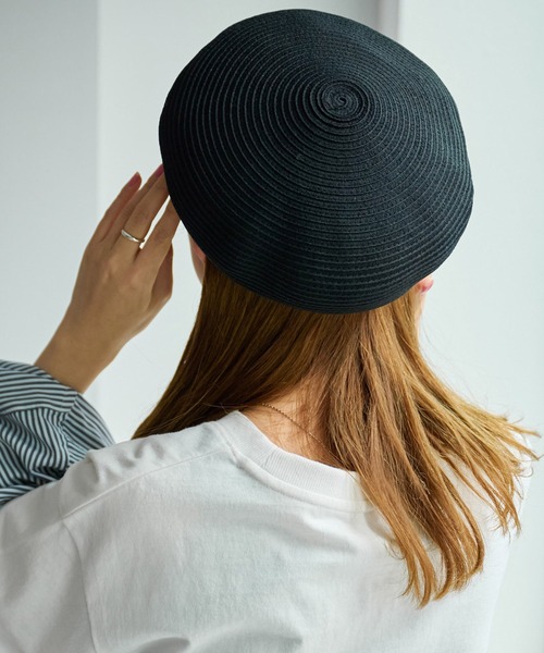 DISCOAT（ディスコート）の「ウォッシャブルキャスケット（キャスケット・レディース・ブラック/ベージュ/ブラウン・FREE）」の21枚目の写真