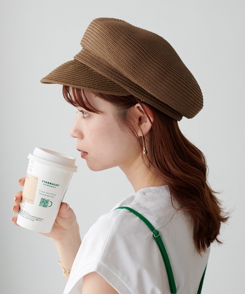 DISCOAT（ディスコート）の「ウォッシャブルキャスケット（キャスケット・レディース・ブラック/ベージュ/ブラウン・FREE）」の11枚目の写真